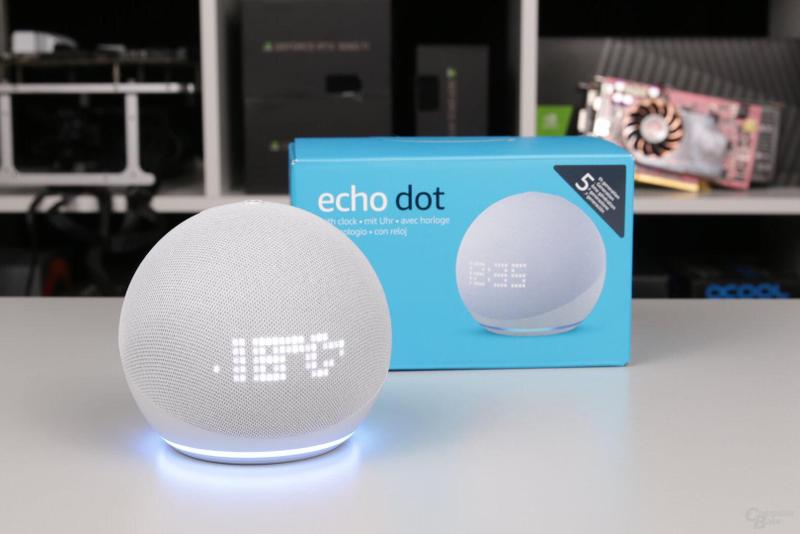Echo Dot 5 Geração Relógio E Smart Speaker Branca - Amazon - Smart